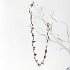 Men's Spiked Iron Chain Pants Chain