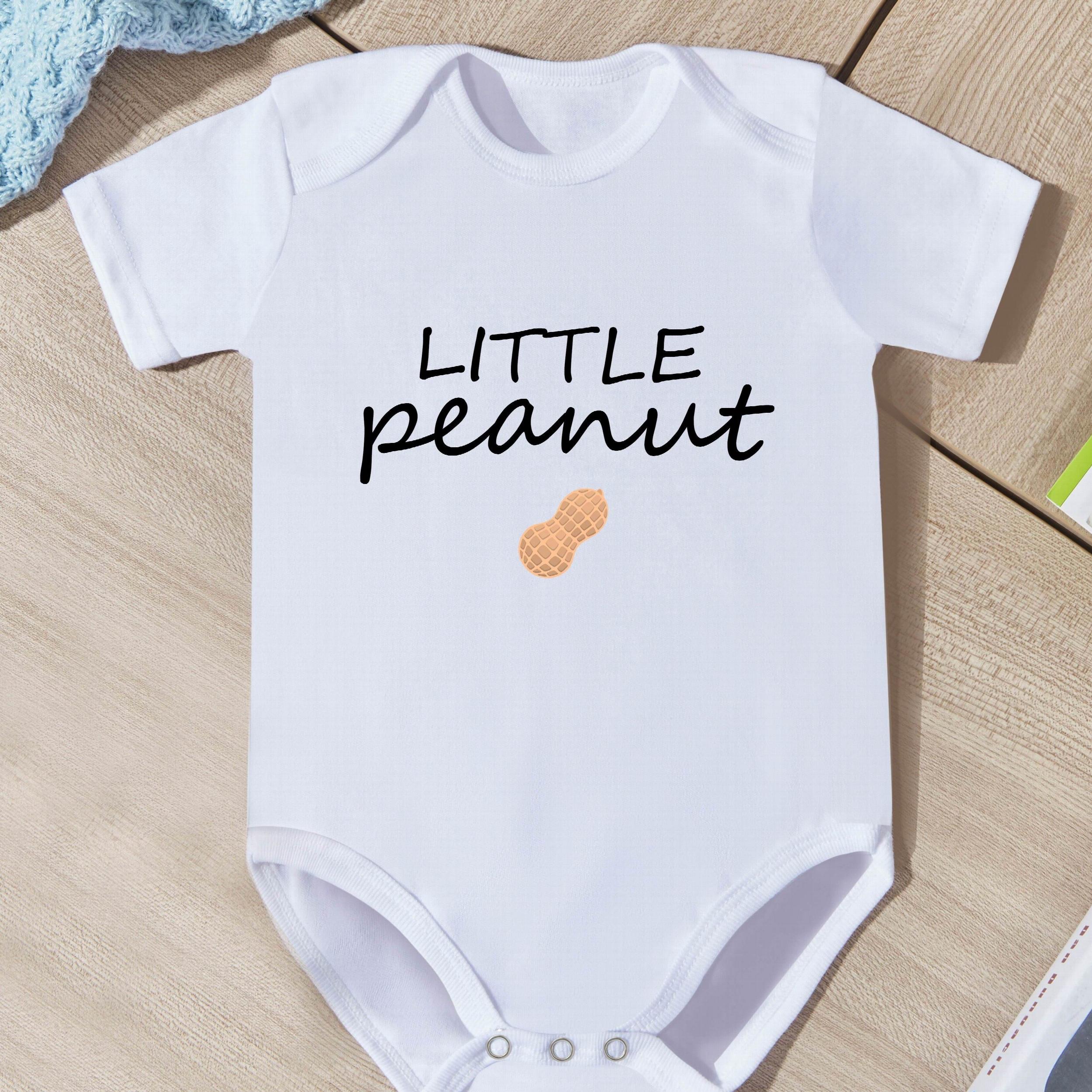 Summer Baby Letter Print Short-sleeved Romper Newborn Jumpsuit
