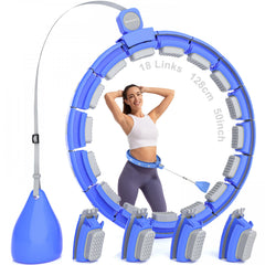 Adjustable Infinity Hoop for Adults Weight Loss Quiet Hoop