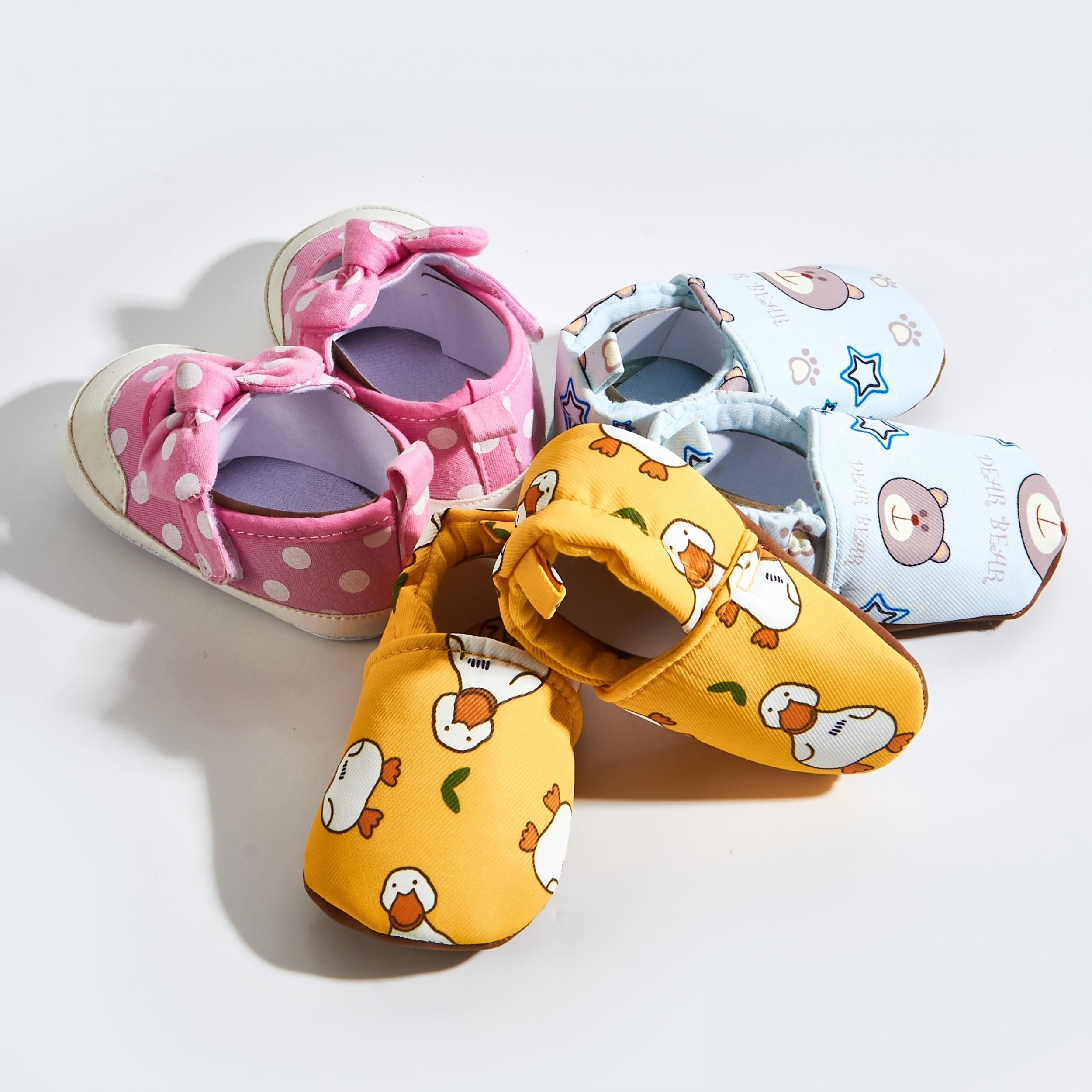 Baby Boys Cartoon House Shoes Non Slip Soft Bottom Indoor Walking Shoes