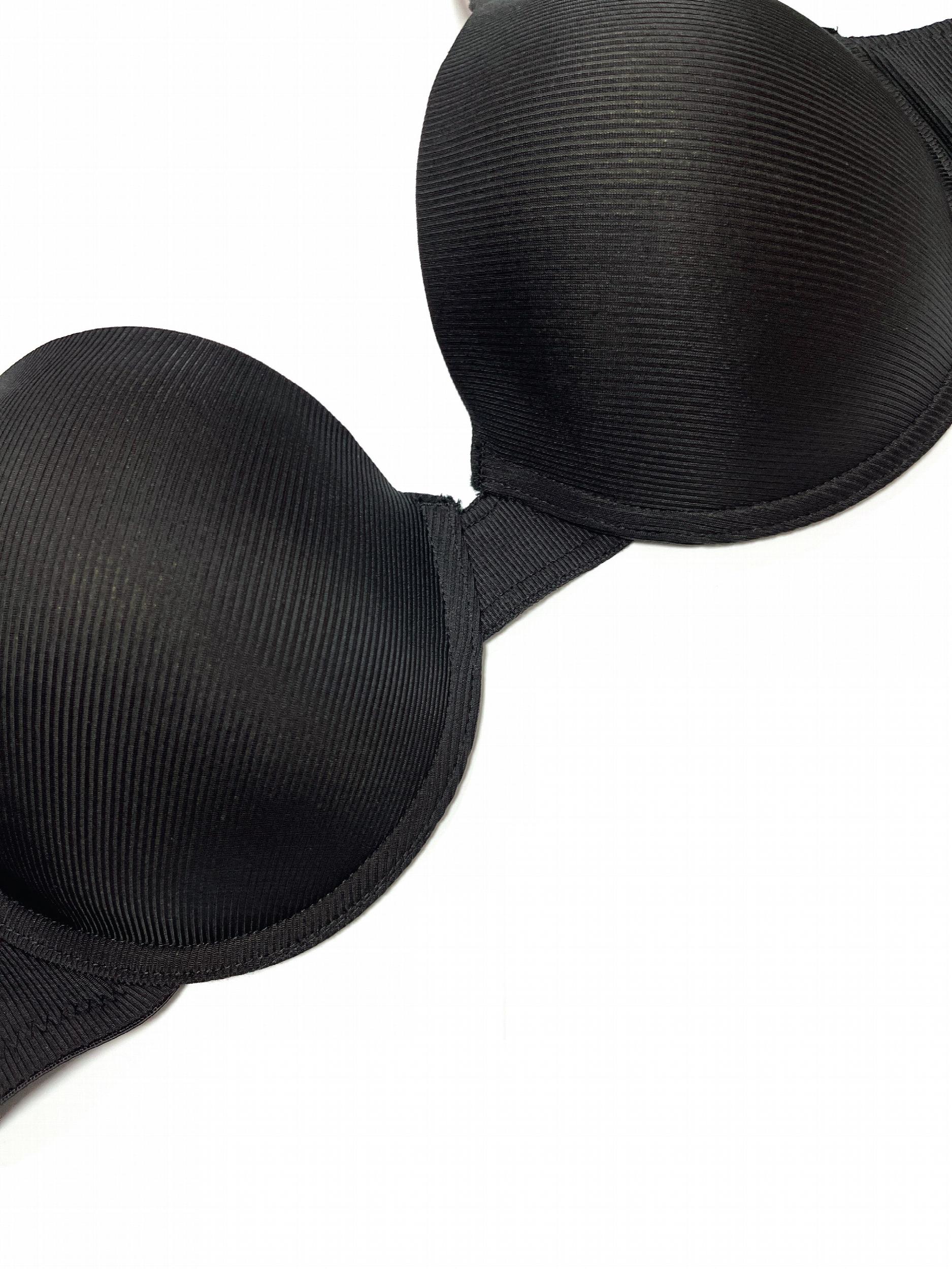  Underwire Push Up Bra Solid Full Cover Molded Cup Women's Plus