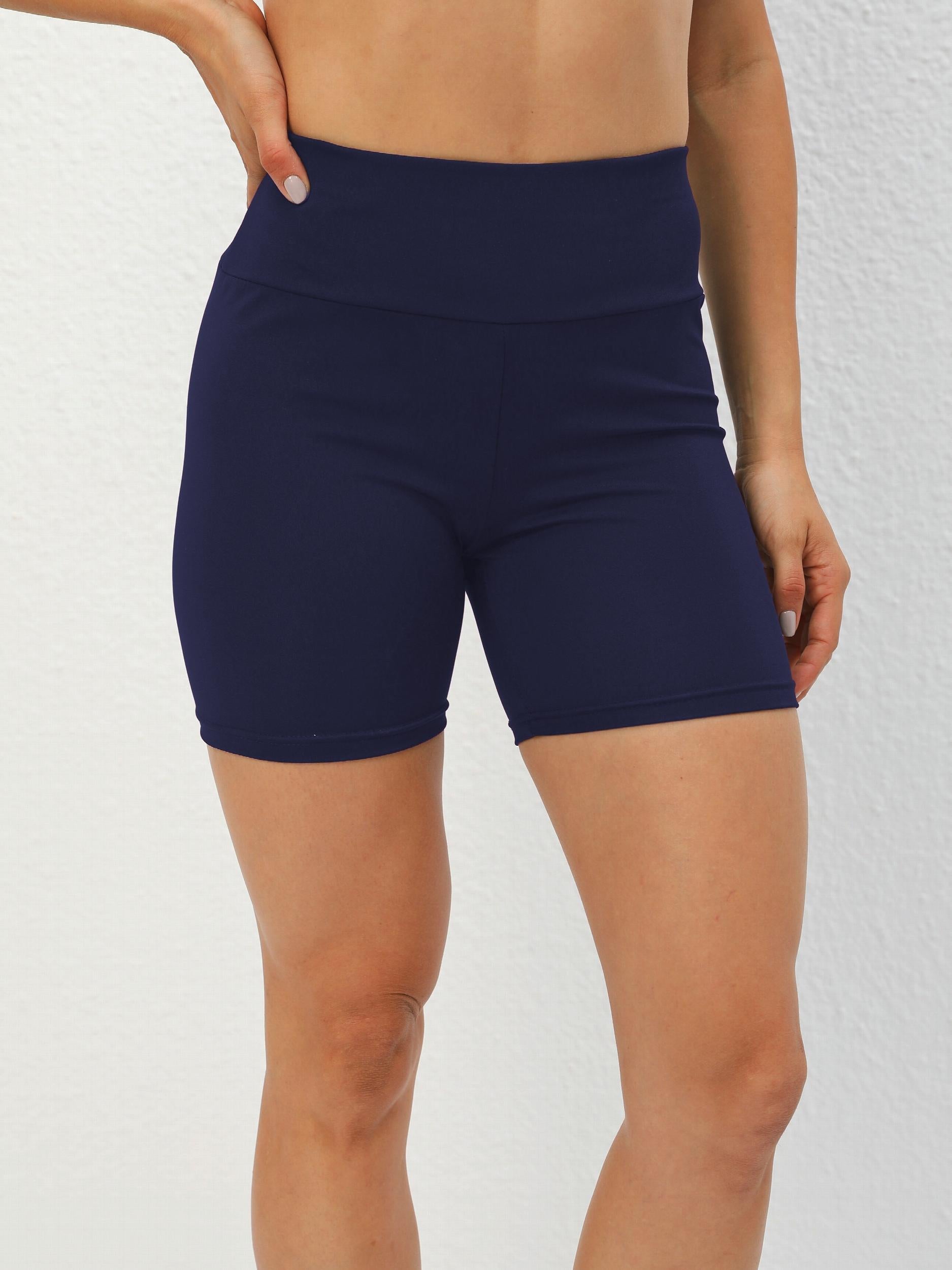 Women's High Waist Sports Shorts Stretch Workout Yoga Shorts