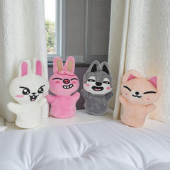 Mini Plush Dolls Interactive Puppet Toys with Soft Fluffy Characters