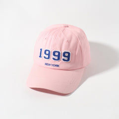 Candy Color Letter Embroidery Baseball Cap Sun Protection Hat
