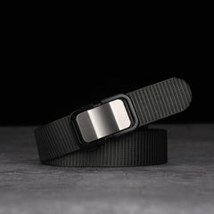 Polyester Alloy Automatic Buckle Belt Casual Versatile Training Belt