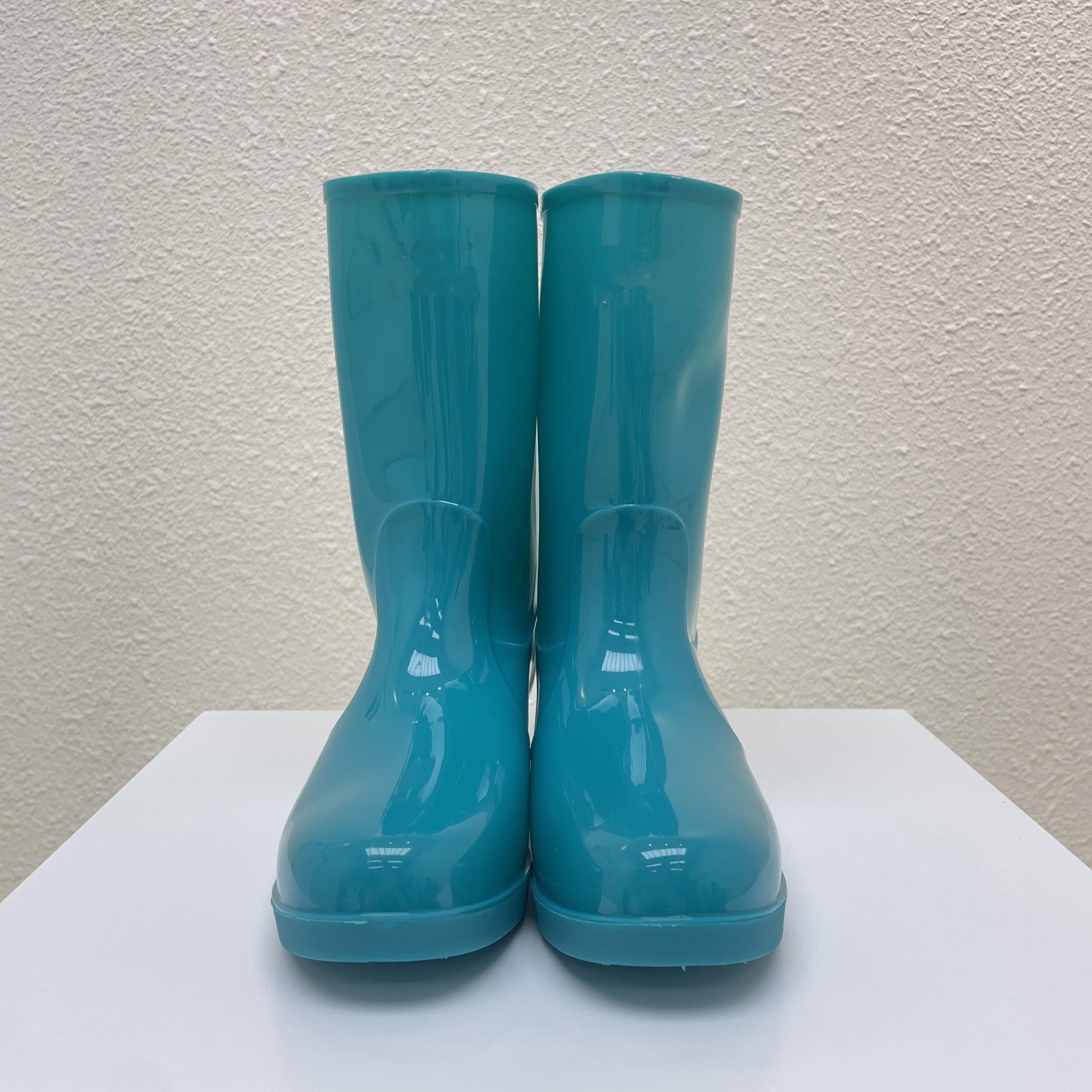 Women's Waterproof High Top Rain Boots Solid Non Slip Outdoor Garden Work