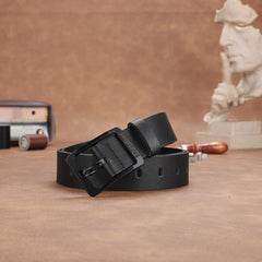 Men's Pin Buckle Belt PU Leather Casual Jeans Pants Strap