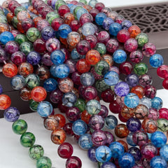 6mm Natural Stone Beads Jewelry Making DIY Bracelet Necklace