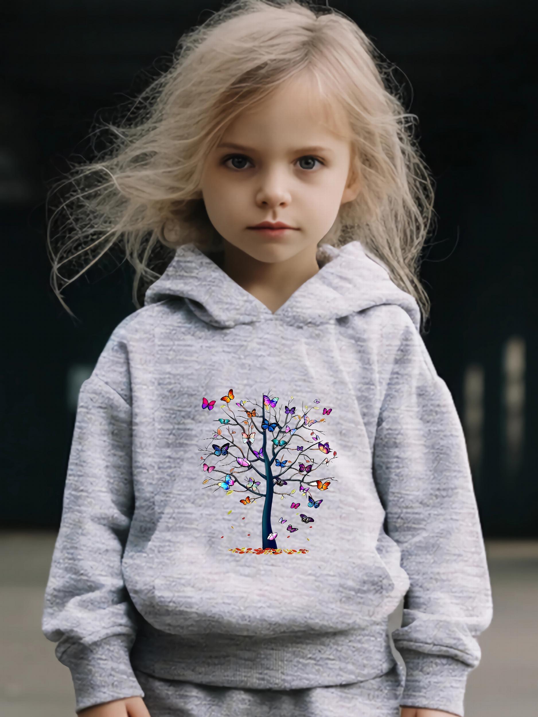 Tree Graphic 2pc Girls Activewear Set for Spring Fall Sports