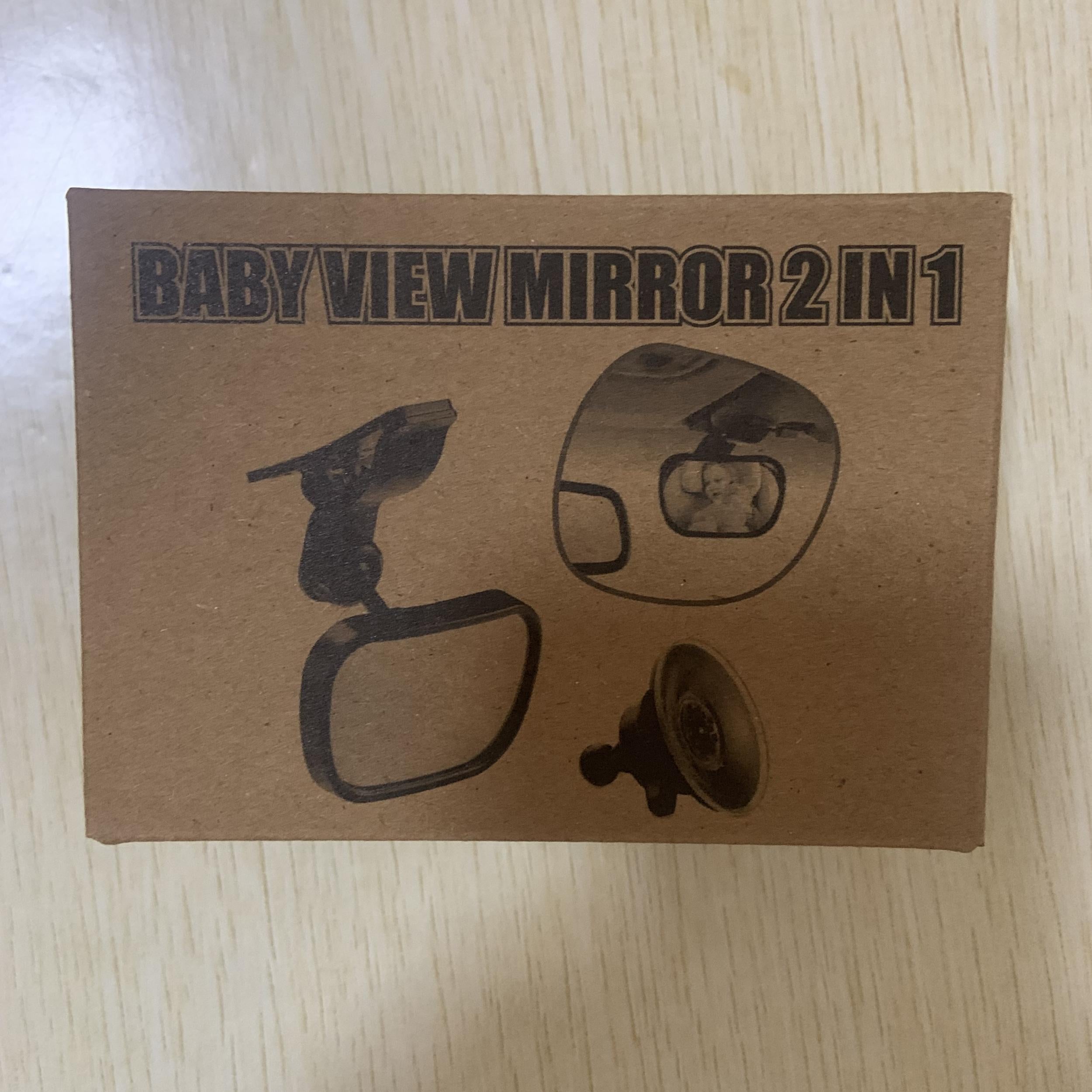 Adjustable Backseat Mirror for Secure Baby Travel