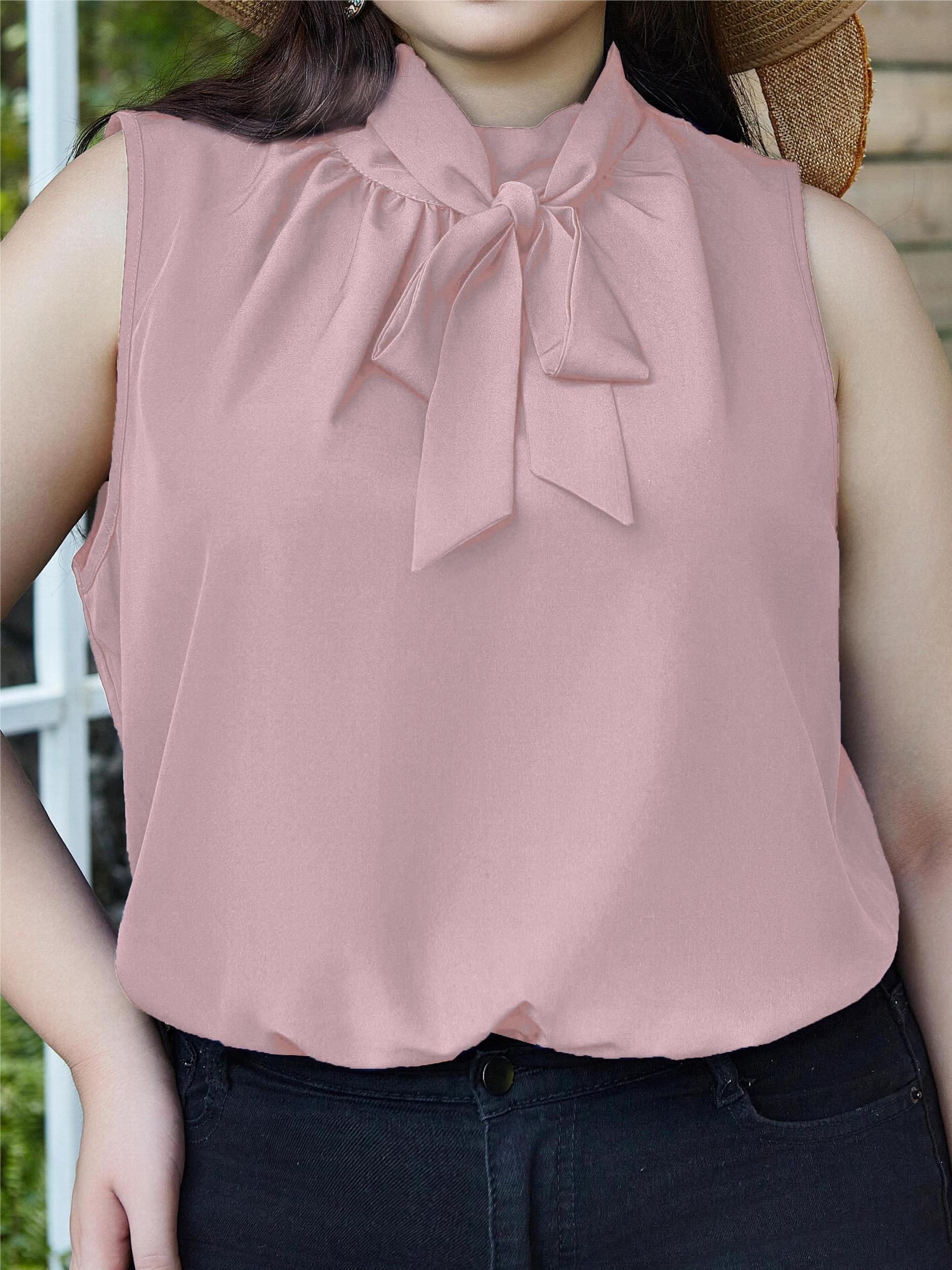  Women's Solid High Neck Tank Top