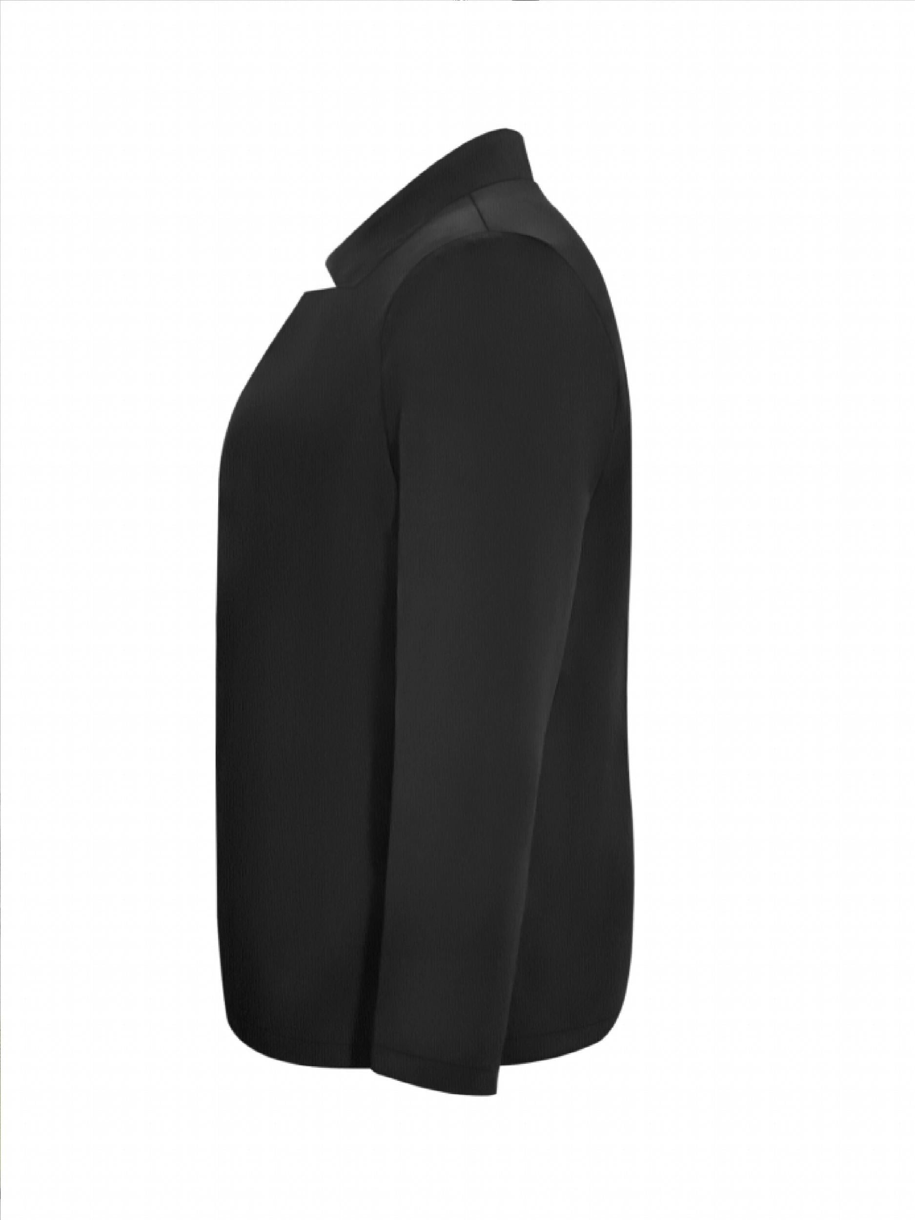  Solid Split Lapel Collar Open Front Slim Fit Blazer