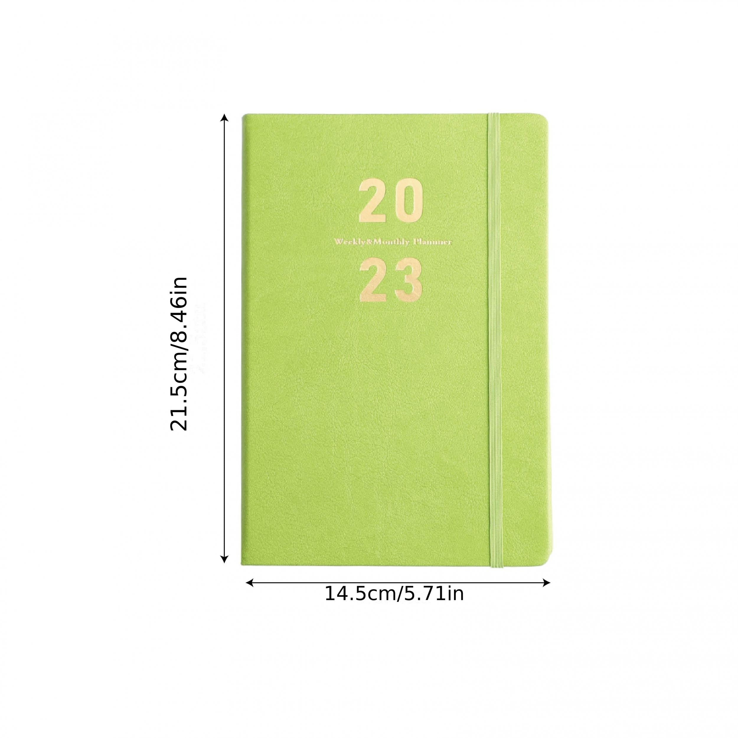A5 Daily Plan Notebook 365  Time Management Calendar Personal Agenda