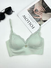 Lace Wireless Push Up Bra - Comfortable and Stylish