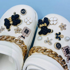18pcs Bling Shoe Charms For Women Girls Kids Mixed Cartoon Decoration Charms