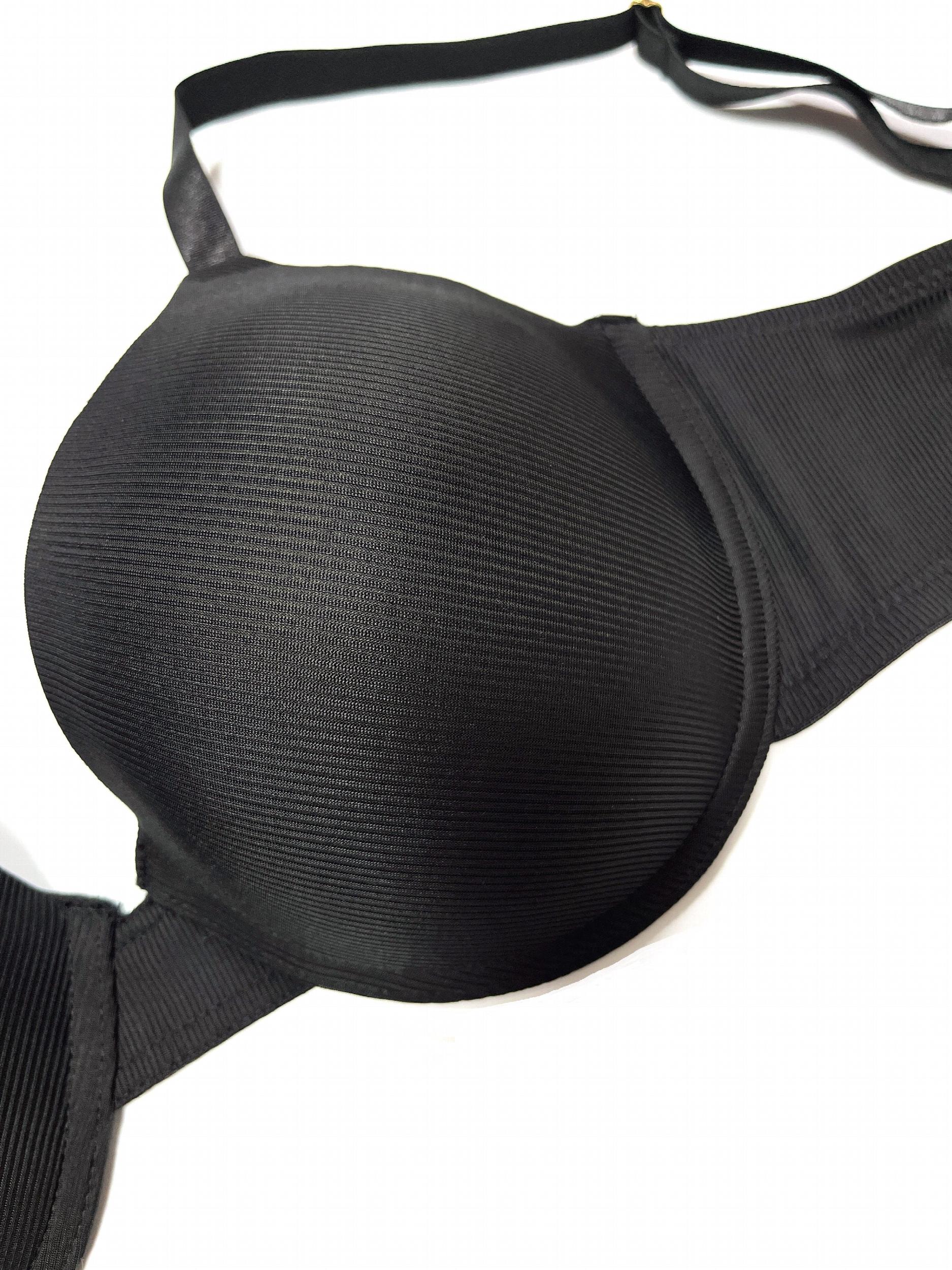  Underwire Push Up Bra Solid Full Cover Molded Cup Women's Plus