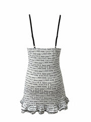 V Neck Ruffle Home Dress Women's Loungewear & Dresses