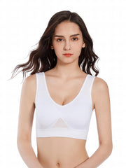 3pcs Wireless Sports Bras Comfy & Breathable Women's Lingerie