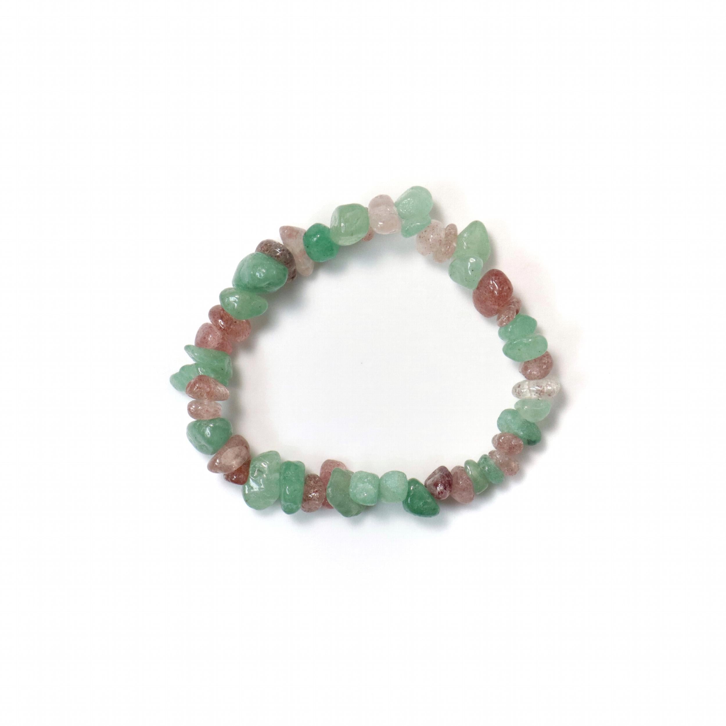 Natural Crystal Irregular Shape Bracelet Birthstone Gift for Him