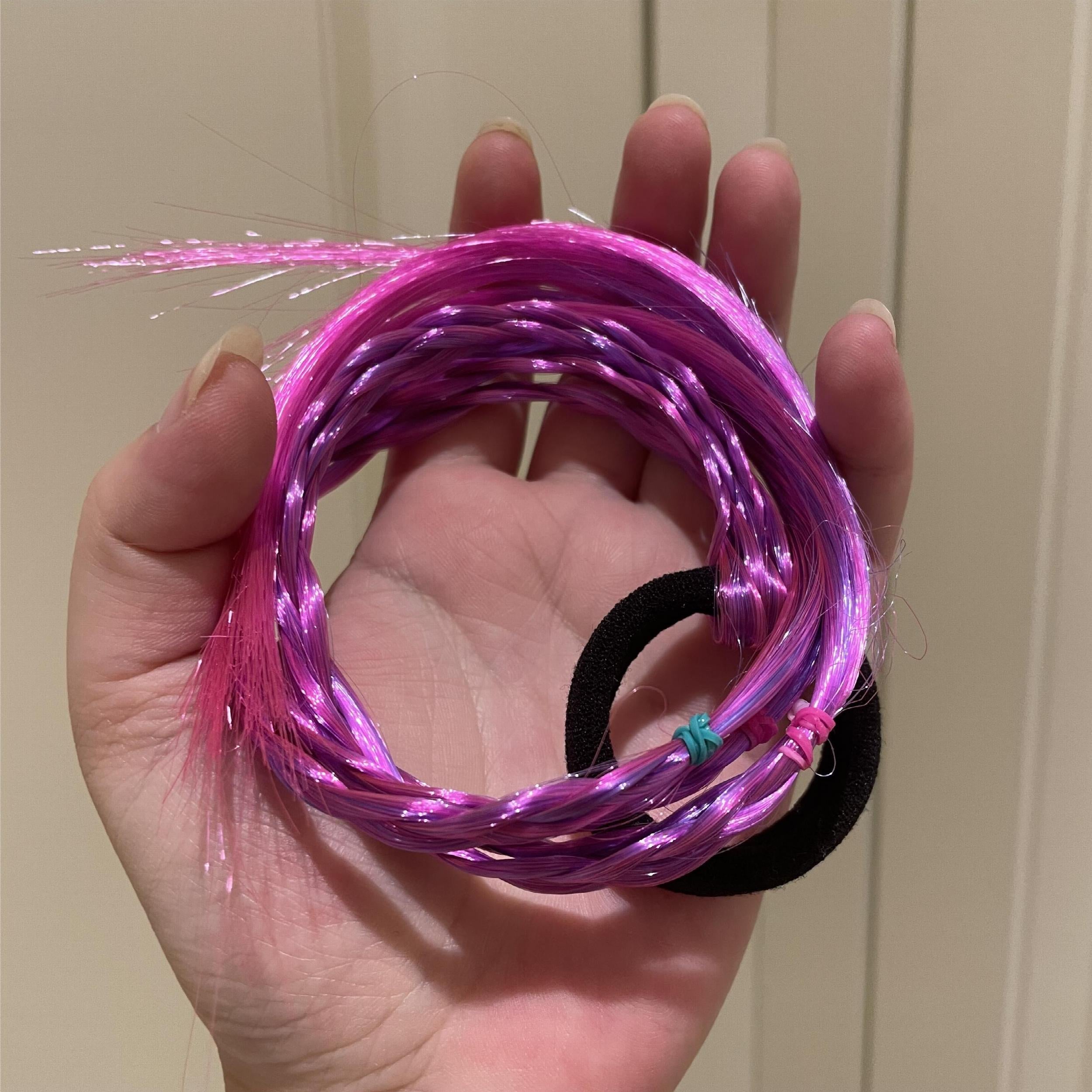 Gradient Braid Hair Ring for Kids