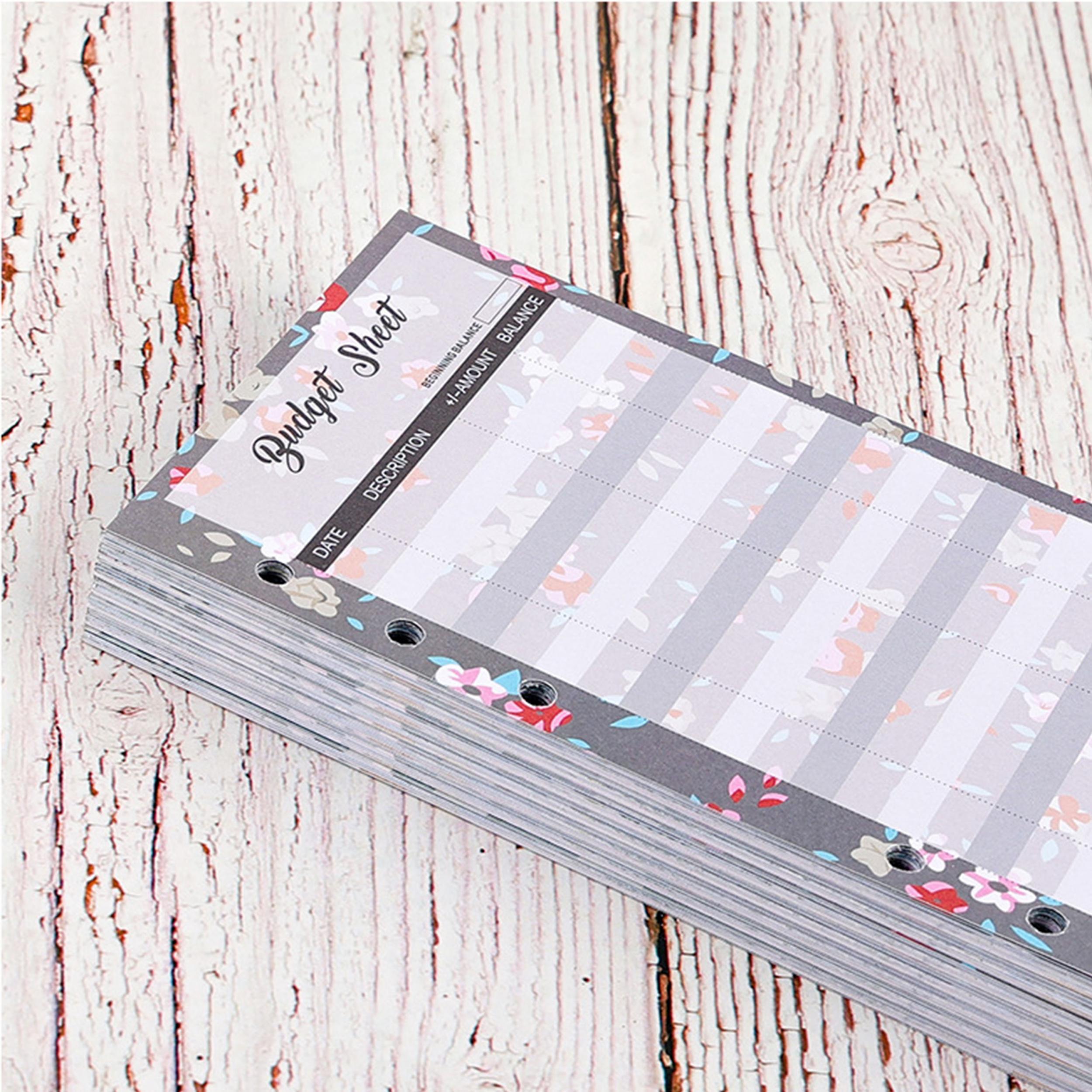 12pcs Colorful Budget Card Money Organizer for A6 Budget