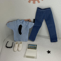 Professional Dreamer Series Male Doll Clothes Set - Fits 11.5 Inch Dolls