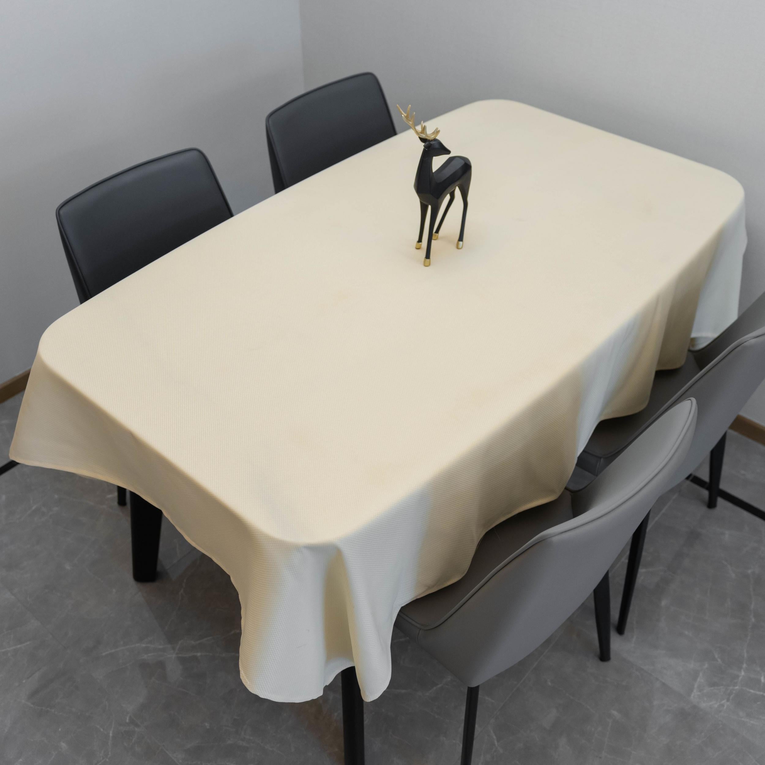 Beige Rectangle Tablecloth 152.4 x 304.8 cm