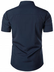 Men's Casual Short Sleeve Shirt for Summer