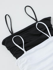 2pcs Bodycon Cami Dress Set Casual for Spring & Summer Women