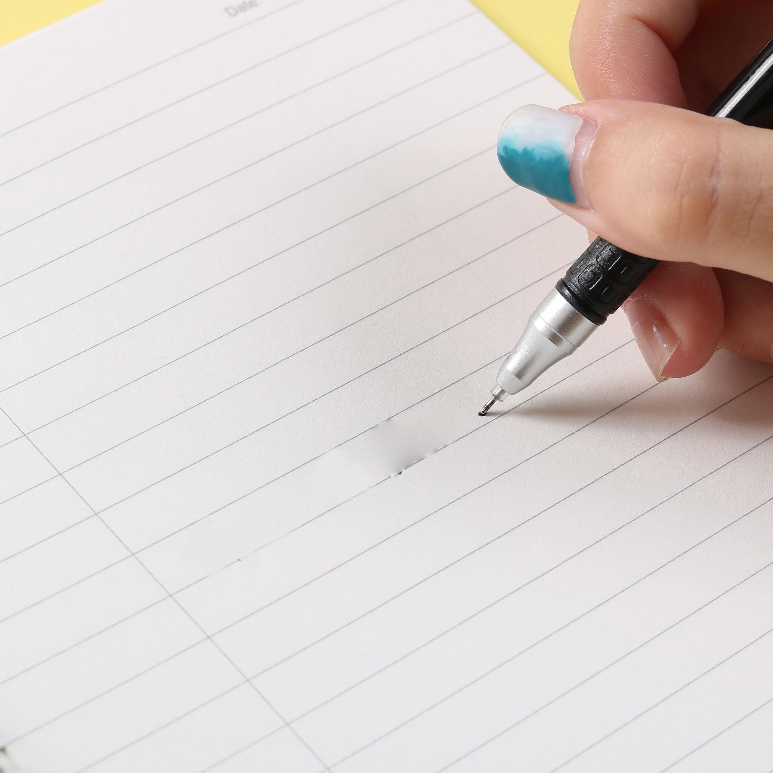 80 Sheet Coil Notebook Waterproof Hardcover Horizontal Line Grid PP Cover
