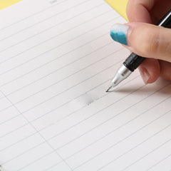 80 Sheet Coil Notebook Waterproof Hardcover Horizontal Line Grid PP Cover