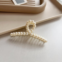 8pcs Faux Pearl Hair Claw Clip Non Slip Strong Hold Grip Hair Jaw Clip