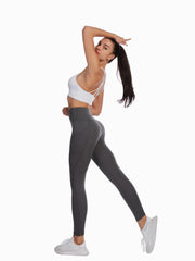 High Waist Hip Lifting Yoga Leggings With Pockets