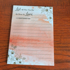 Colorful Flower Memo Notebook with Sticky Notes