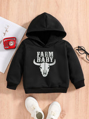 Toddler Bull FARM BABY Hoodie Sweatshirt