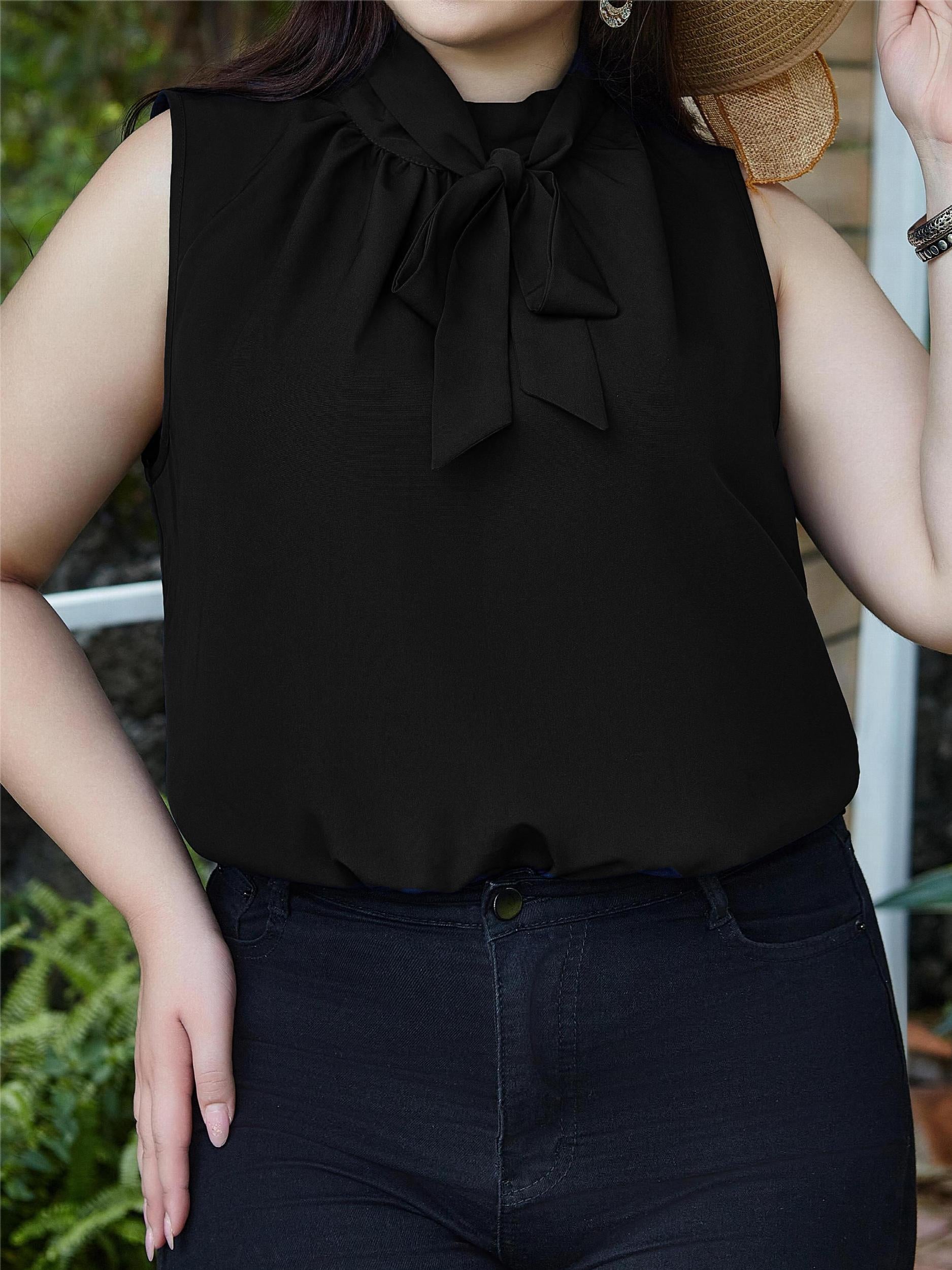  Women's Solid High Neck Tank Top