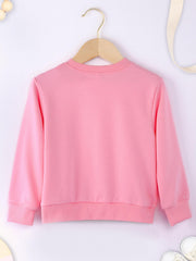 Girls' Letter Print Casual Top