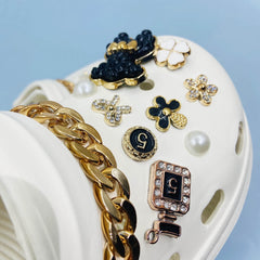 18pcs Bling Shoe Charms For Women Girls Kids Mixed Cartoon Decoration Charms