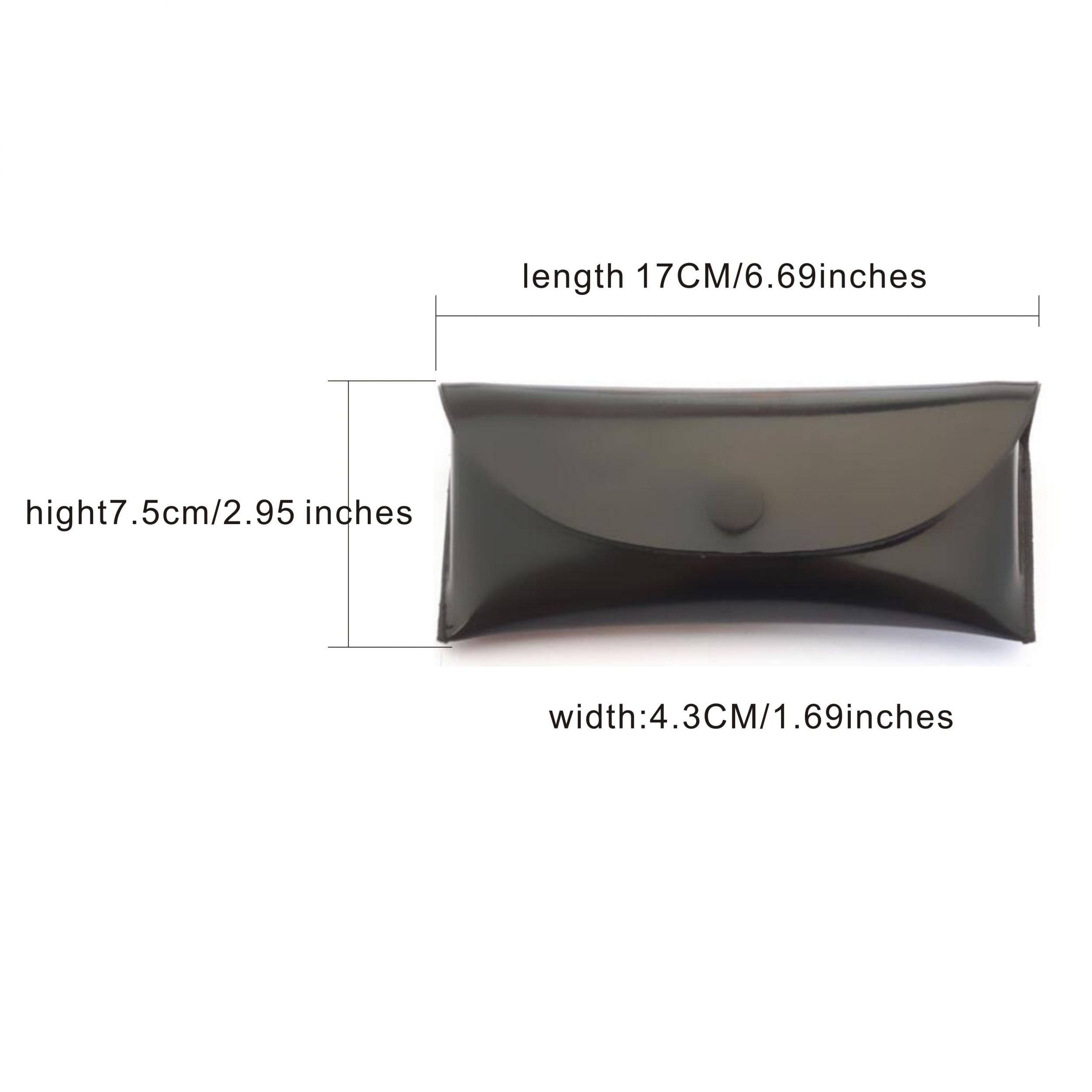 Protective PU Leather Eyeglasses Bag for Men
