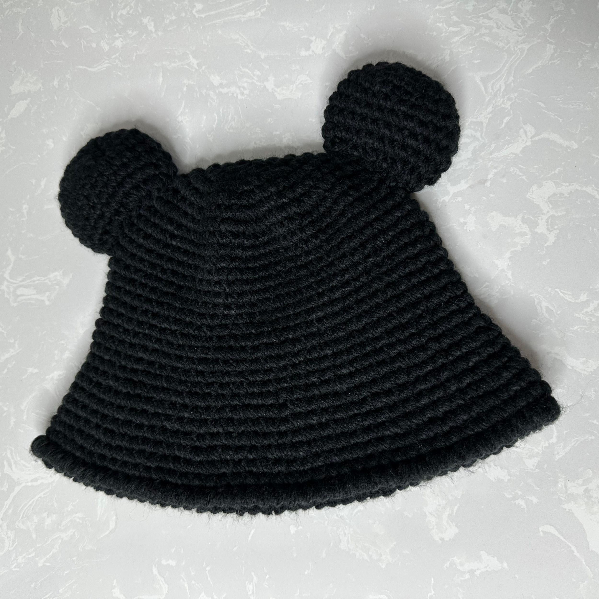 Big Ear Woolen Hat Fisherman Hat Knitted Warm Beanie Autumn Winter