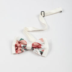 Floral Pattern Tie Women's Bow Tie Set Neck Daily Matching Bow Tie