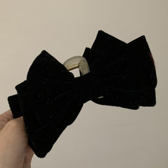 Large Velvet Bow Hair Clip Women's Hair Accessories