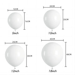 142pcs Rose Balloon Garland for Events