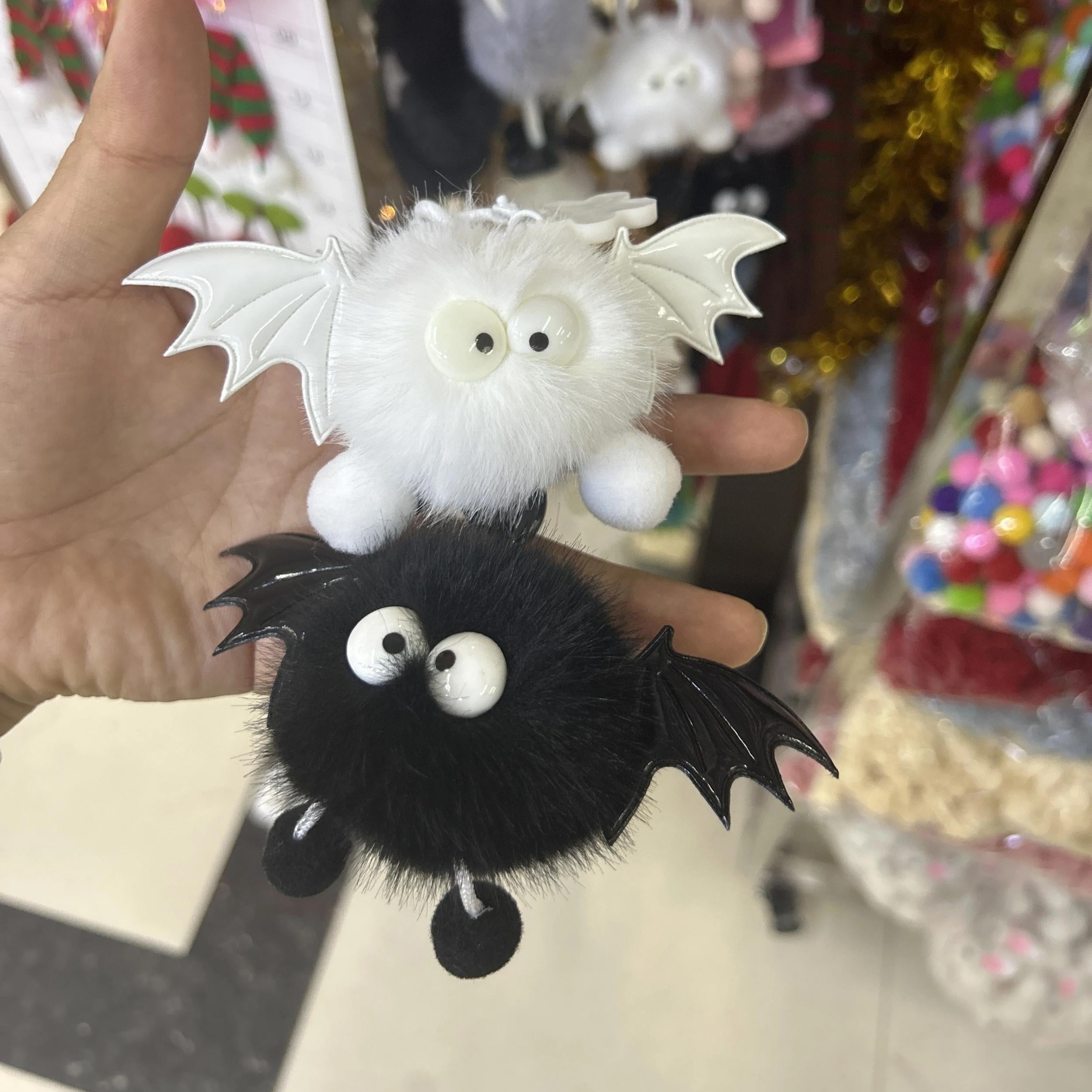 Little Devil Keychain Plush Doll Bat Keychain Halloween Accessories