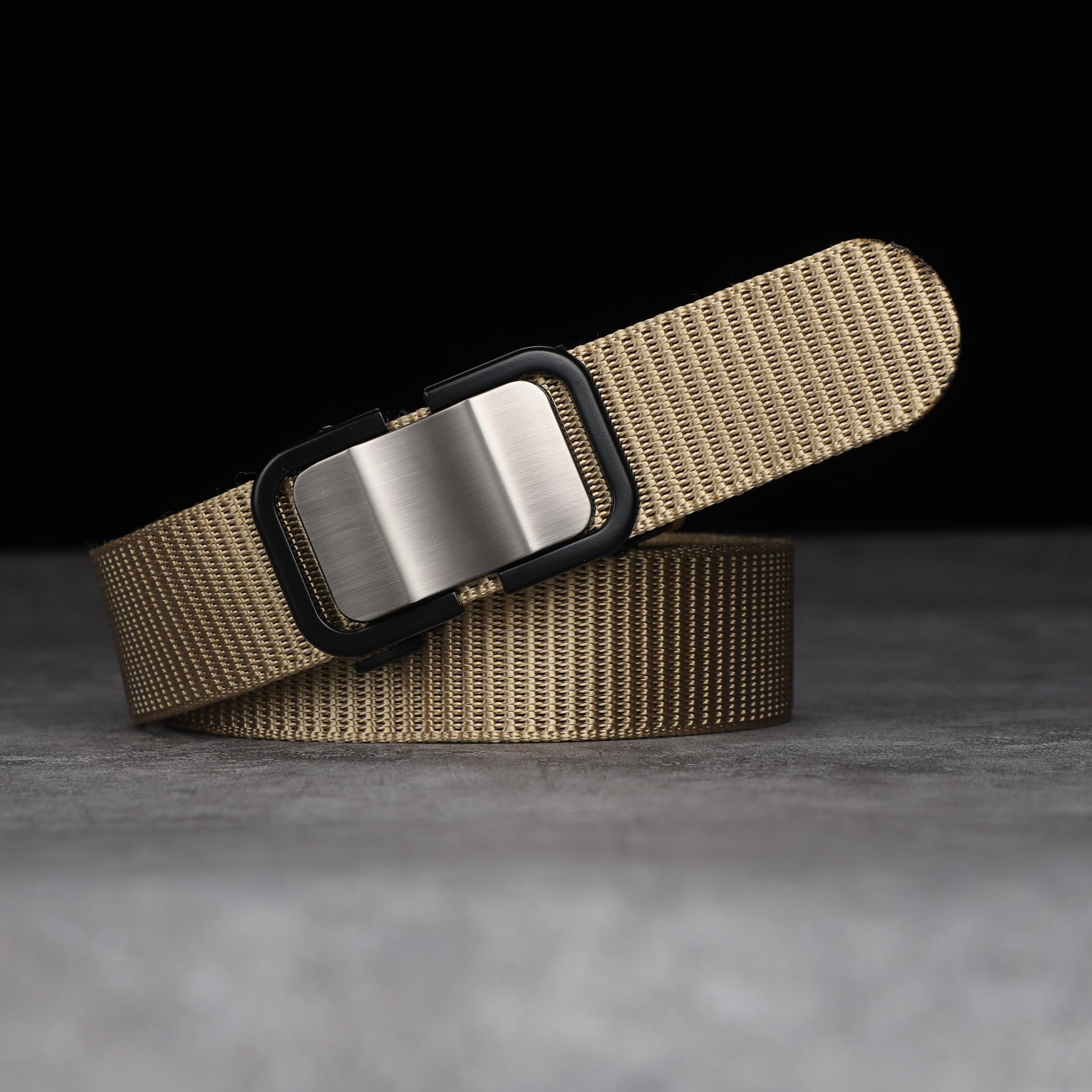 Polyester Alloy Automatic Buckle Belt Casual Versatile Training Belt
