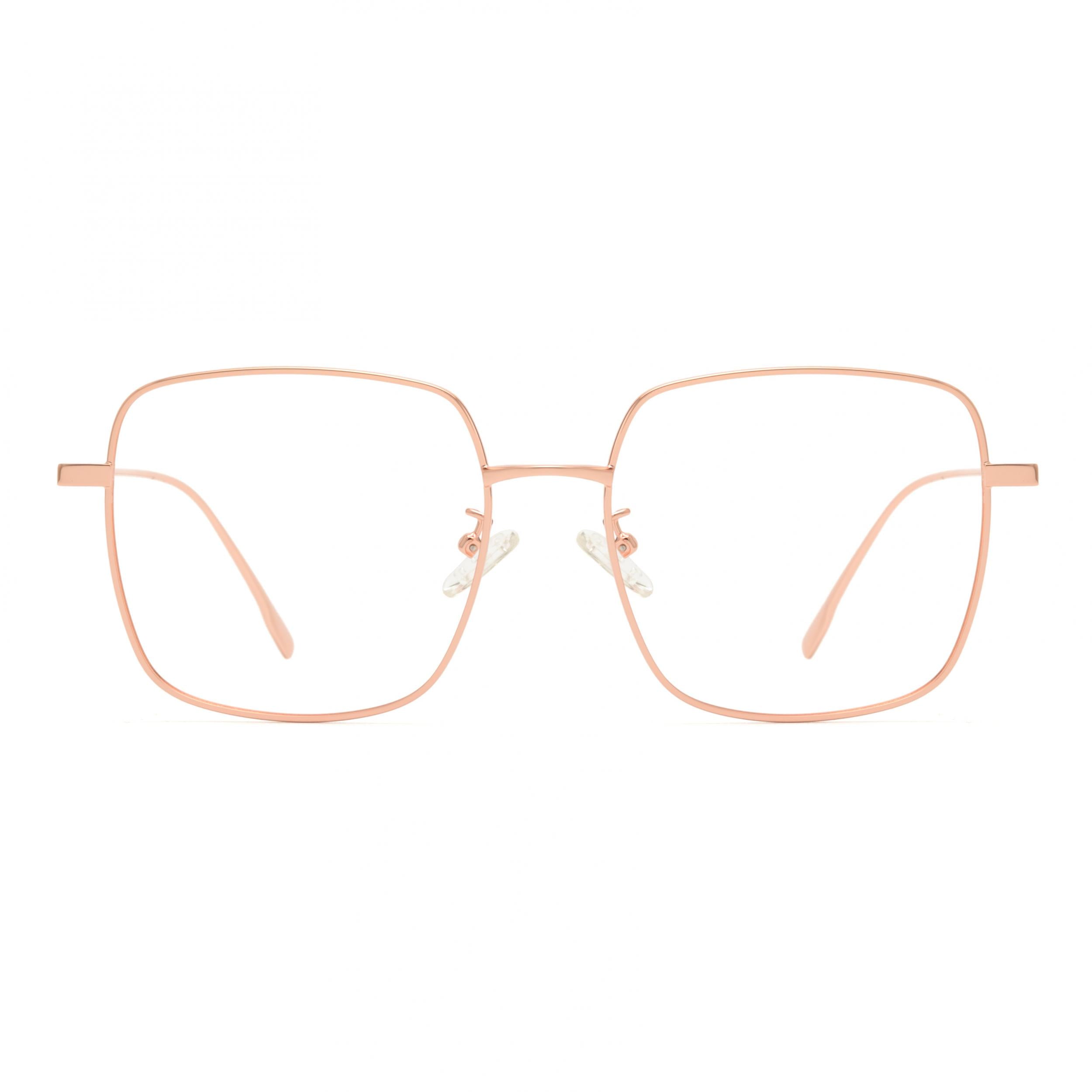 OUWEN Square Metal Polarized Sunglasses Retro Oversized Aviators Sun Glasses