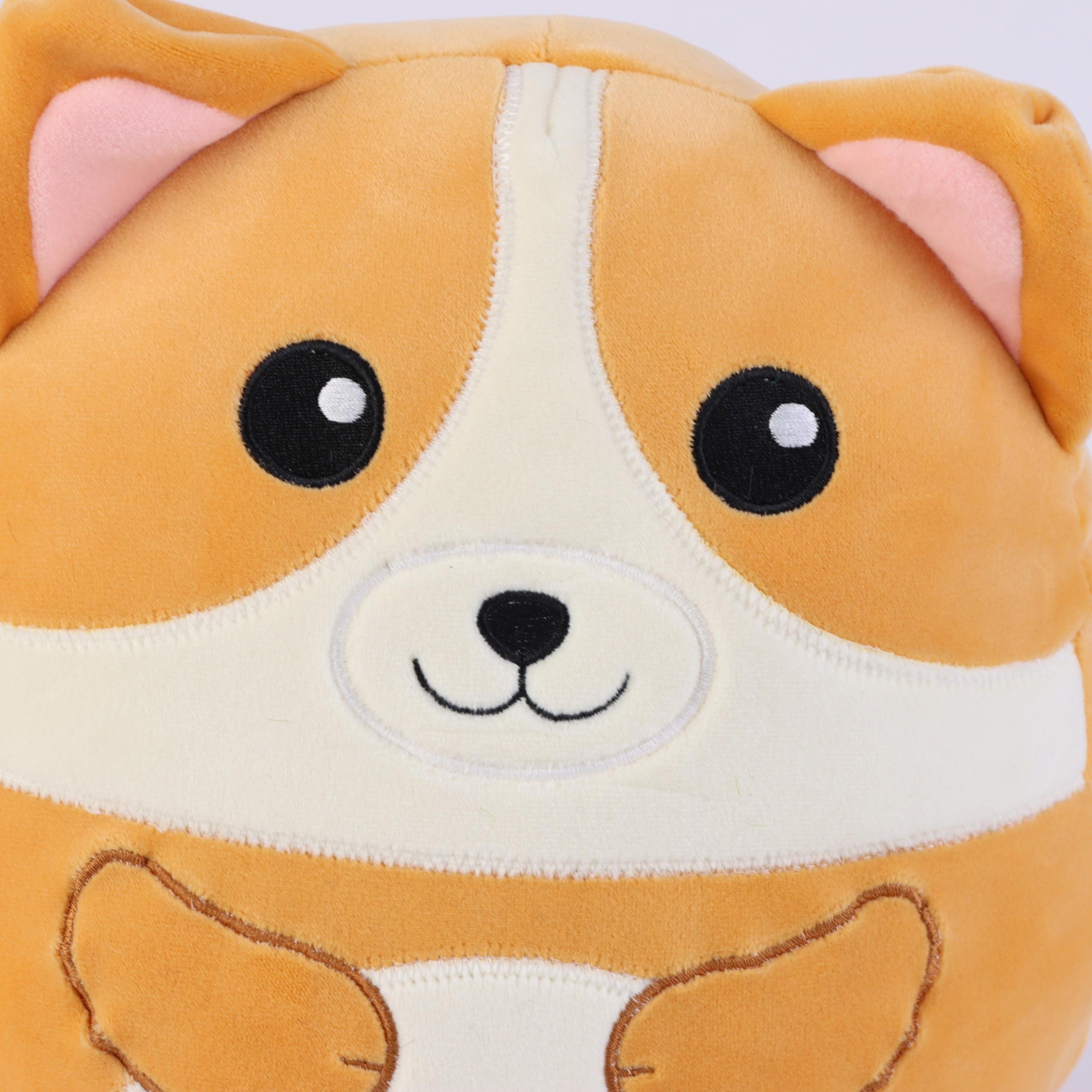 9 84inch Corgi Plush Pillow Corgi Stuffed Animals Hugging Plush Squishy Toy
