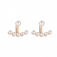 Pearl Stud Earrings Niche Sense Hypoallergenic Ear Jewelry