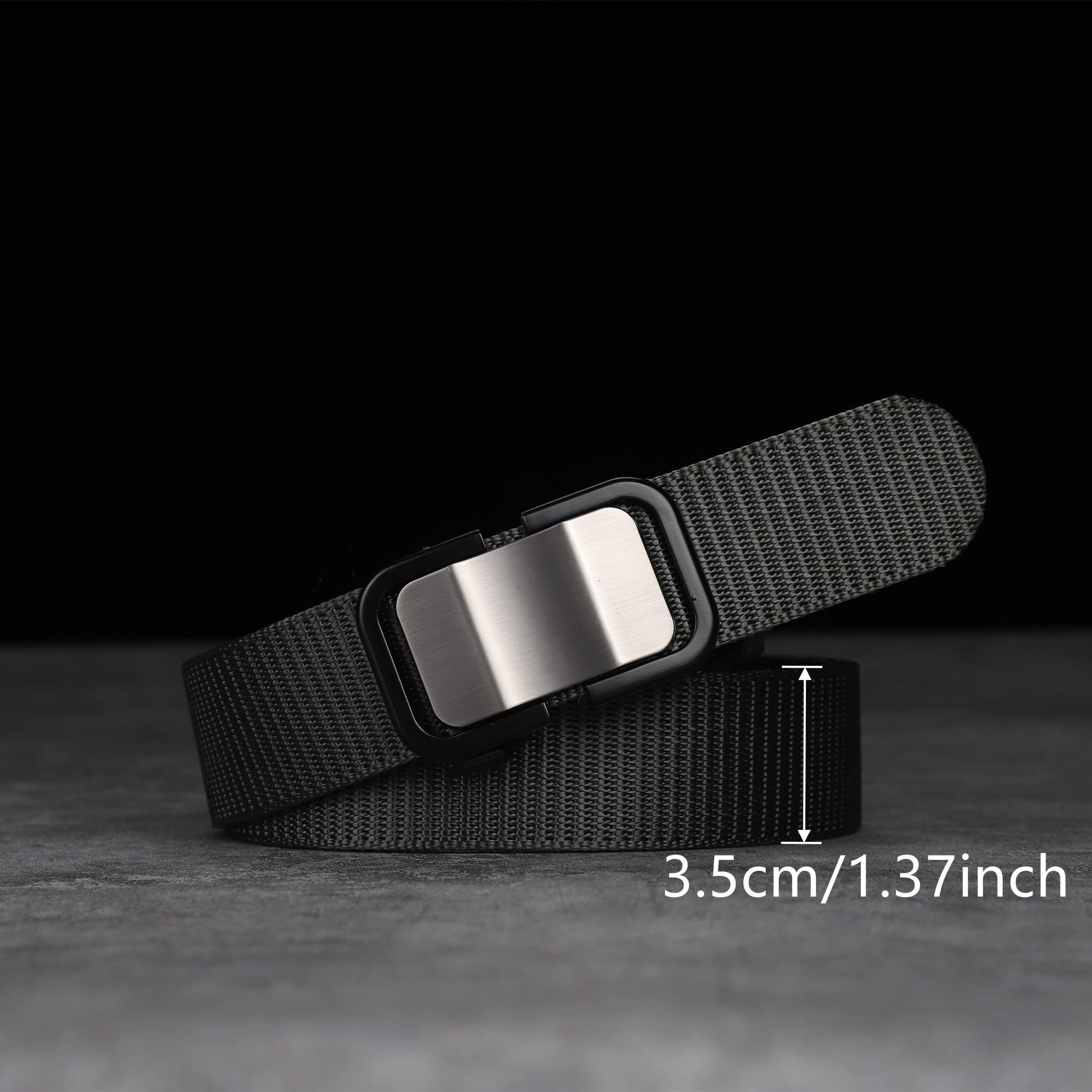 Polyester Alloy Automatic Buckle Belt Casual Versatile Training Belt