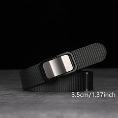 Polyester Alloy Automatic Buckle Belt Casual Versatile Training Belt